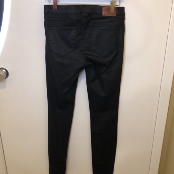 Madewell skinny skinny leather like jeans - Picture 7 of 11